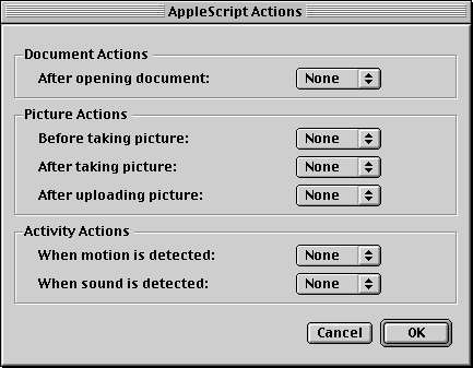 Scripts Dialog